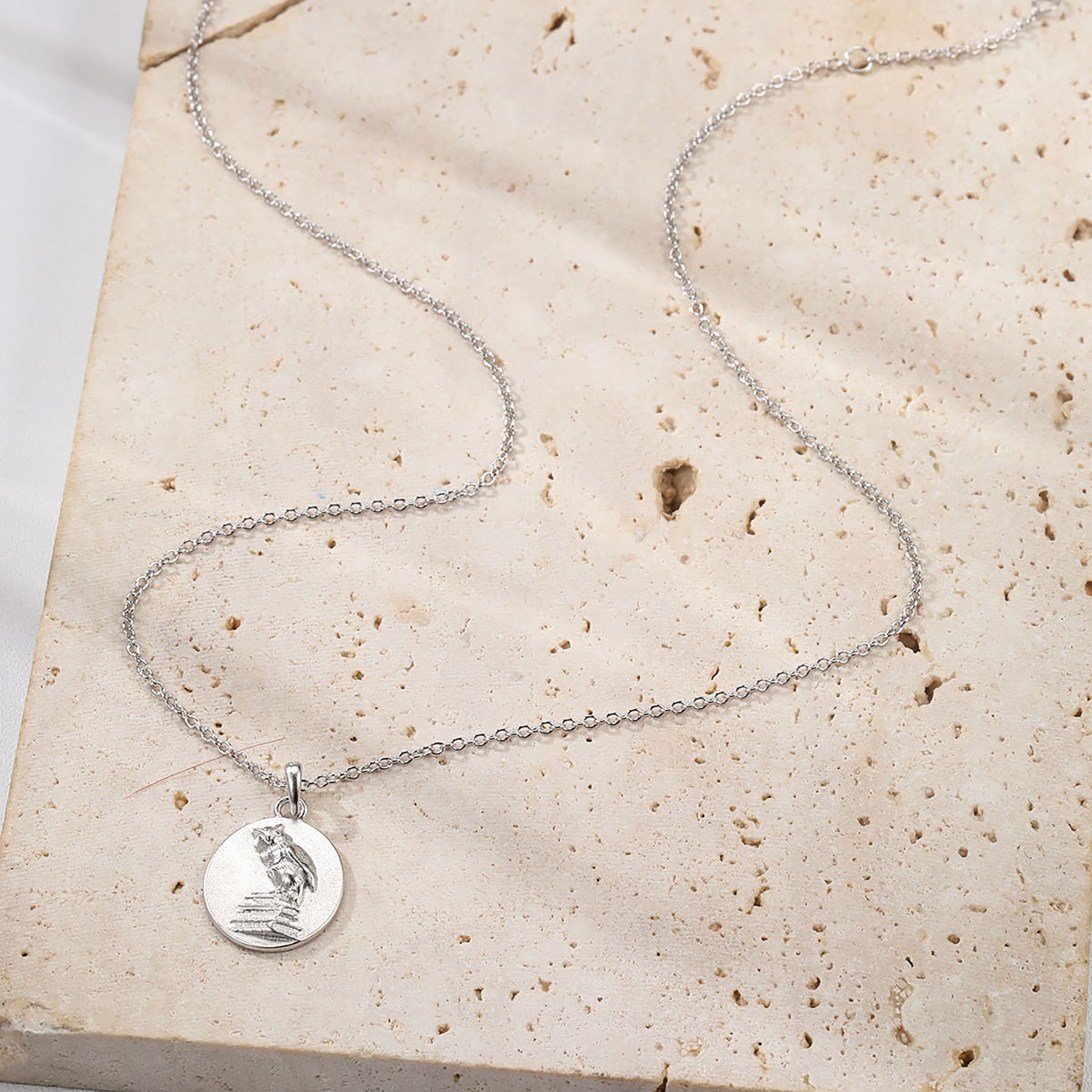 The Wise Pendant Necklace Sterling Silver